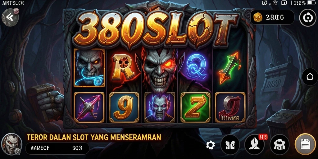Gameplay menegangkan dari 380SLOT di tengah suasana horor yang mencekam.