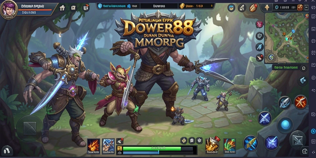 Gameplay DOWER88 yang menarik dengan dunia yang luas.