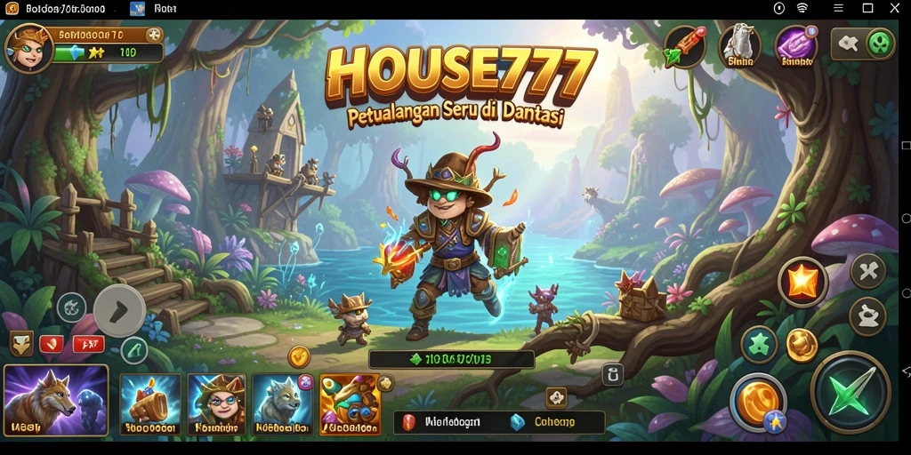 Gameplay menarik dan seru di game petualangan HOUSE777.