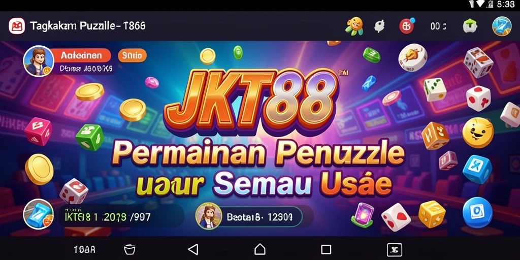 Tampilan gameplay seru dari JKT88 dengan berbagai teka-teki menantang.
