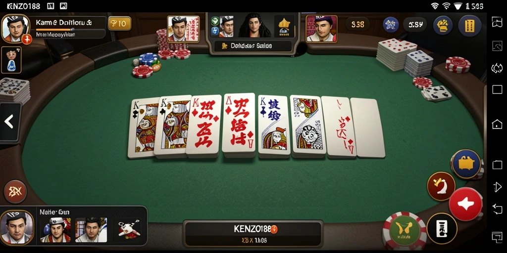 Tampilan gameplay <strong>KENZO188</strong> yang menarik dan interaktif.