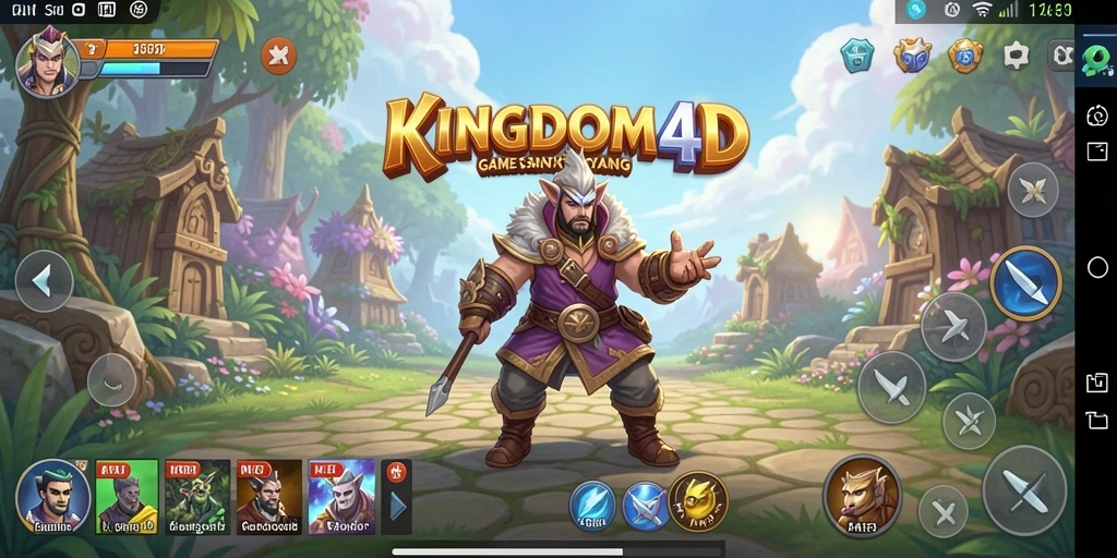 Tampilan gameplay KINGDOM4D yang menyenangkan dan interaktif.