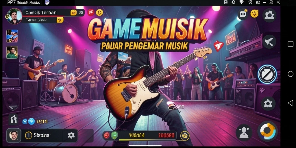 Tampilan gameplay PP7 yang menakjubkan dan interaktif.
